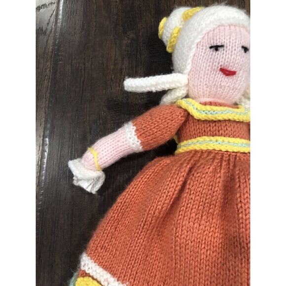 Topsy Turvey Knit‎ Plush Handmade Doll - 2 Dolls in One - Reversible Happy Sad - Picture 4 of 16